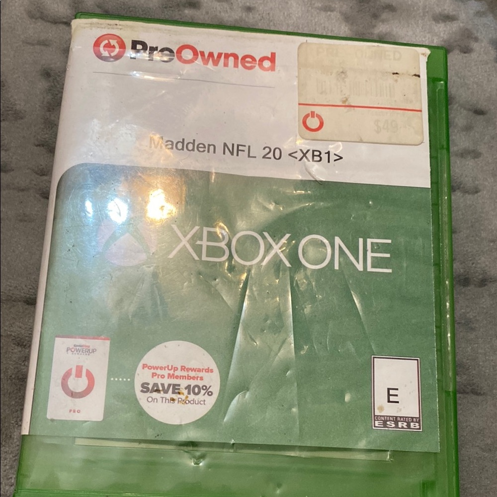 Madden NFL 20 for Xbox One - Green Case